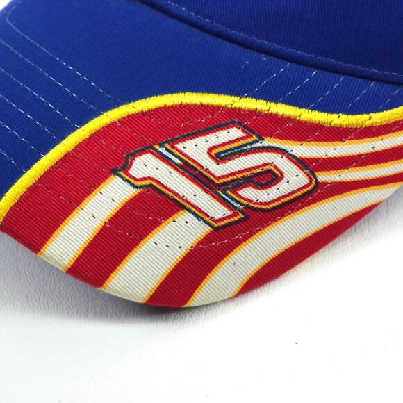 NAPA Racing NASCAR #15 Stripes Red White Blue American Flag‎ Hat Adjustable Cap - Picture 2 of 14